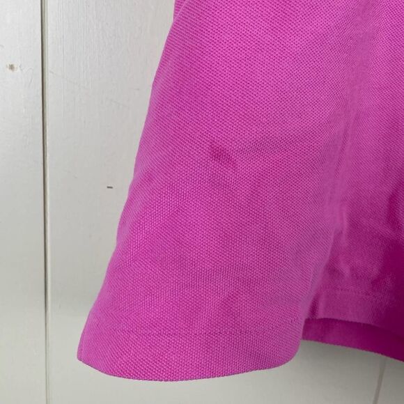 Ralph Lauren Girls Youth Large Pink Green Pony Short Sleve Collared Polo Shirt - Picture 3 of 5